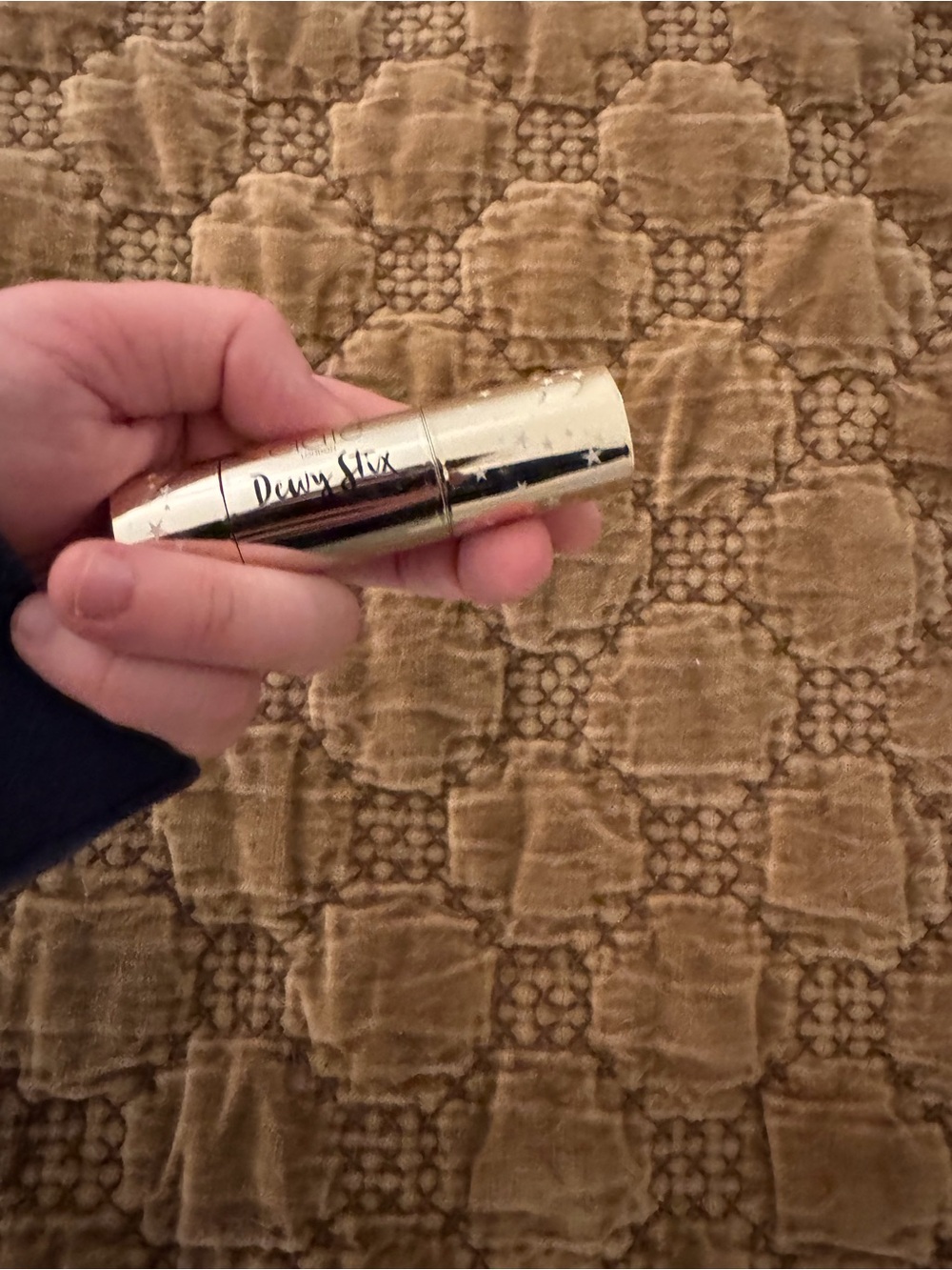 Gold Metallic Lipstick Tube - Dewy Stix Branding
